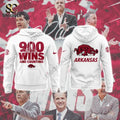 Arkansas Basketball Coach John Calipari 900 Win Commemorative Hoodie