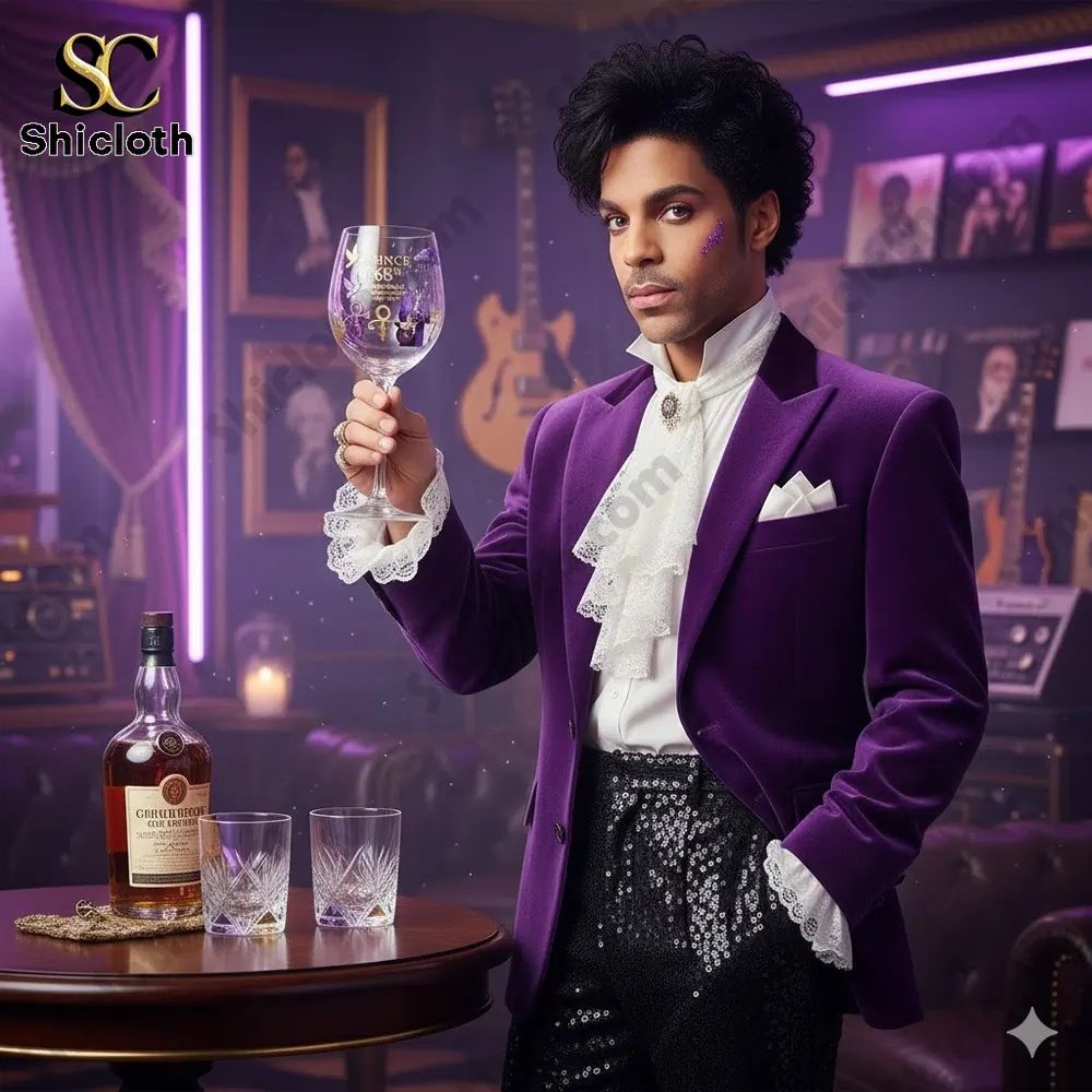 Prince 68th Anniversary Commemorative Wine Glass