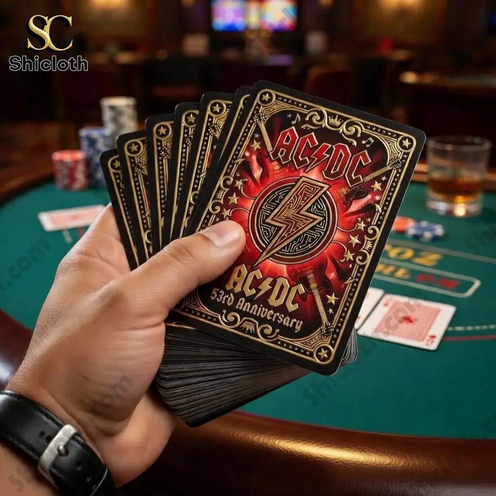 AC_DC 53rd Anniversary Commemorative Playing Cards