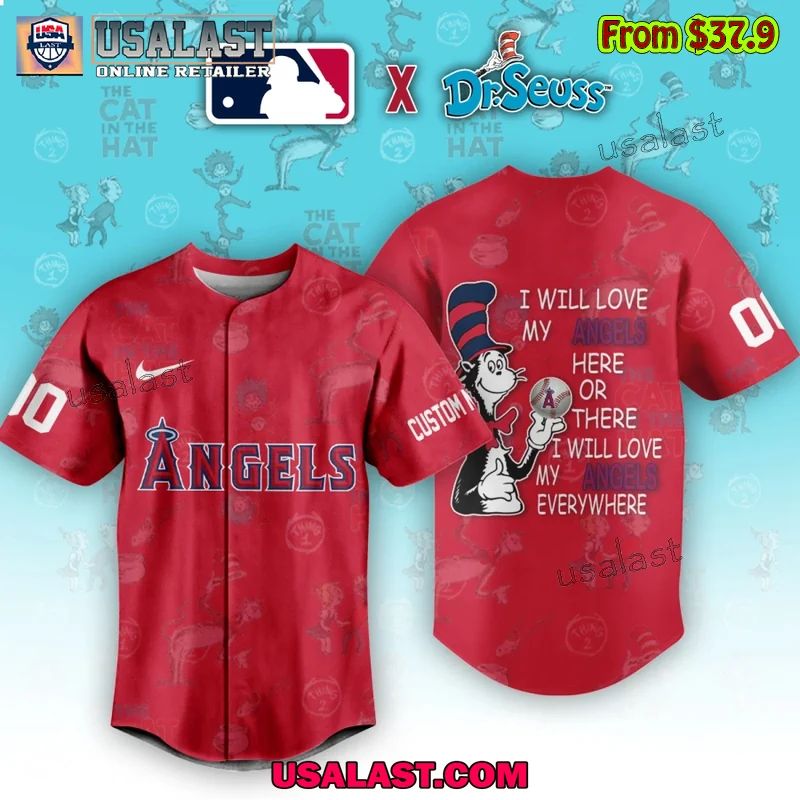 Los Angeles Angels x Dr Seuss Baseball Jersey