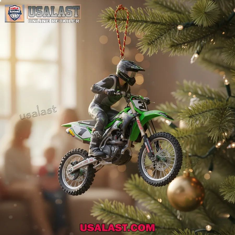 AMA Supercross Christmas Ornament