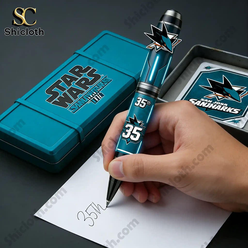 San Jose Sharks 35th Anniversary Commemorative Pen