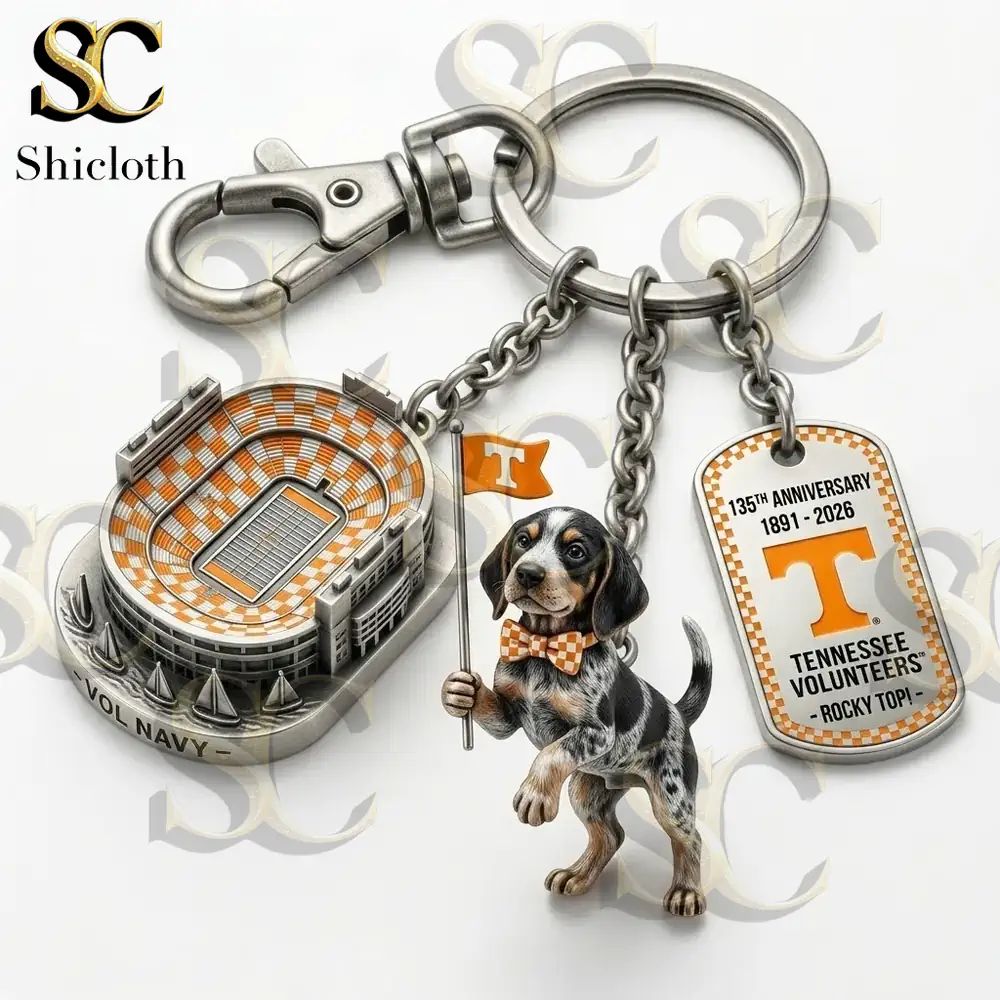 Tennessee Volunteers 135th Anniversary Keychain