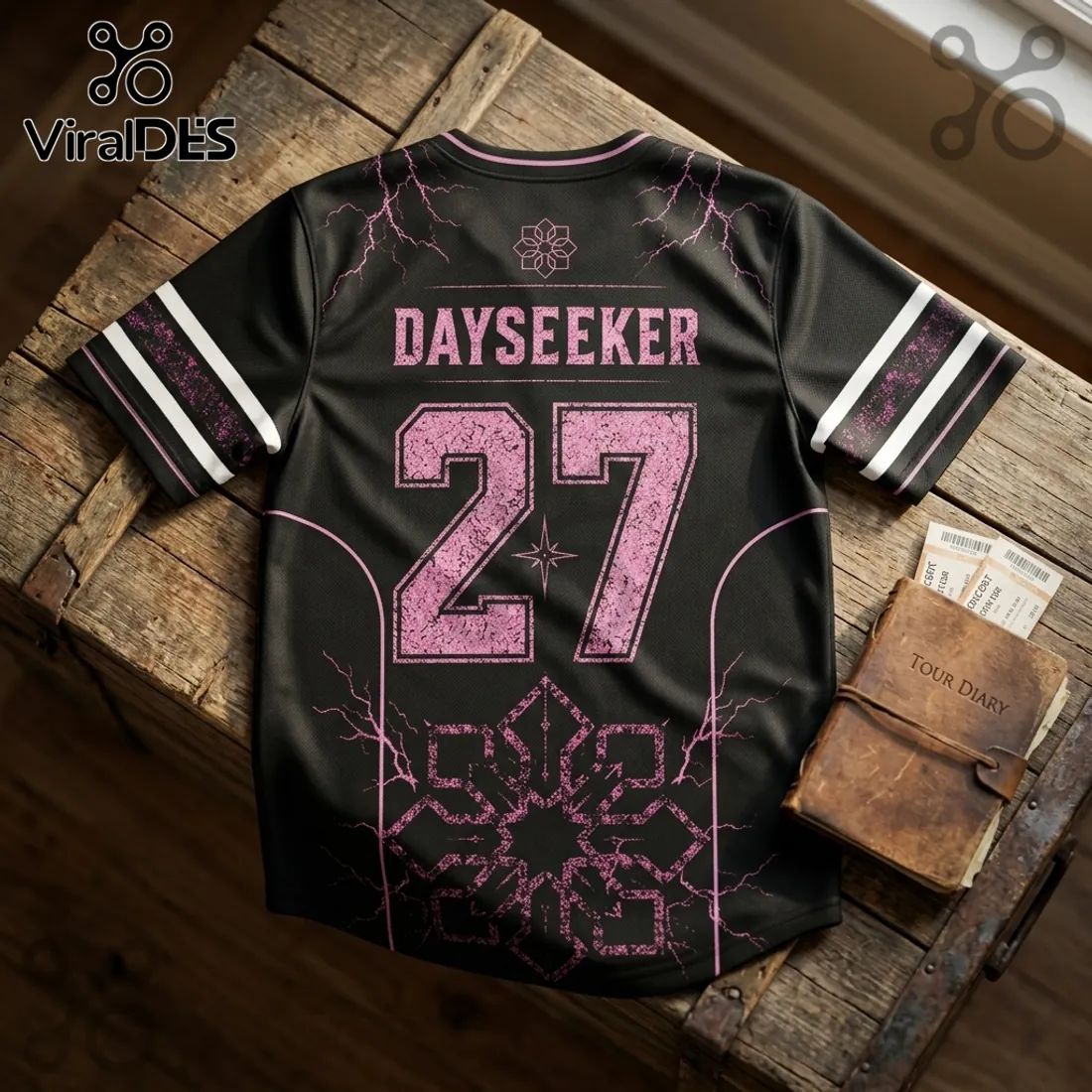 Dayseeker Black and Pink 2027 Australian Tour Football Jersey