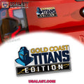 Gold Coast Titans Edition Custom 3D Car Badge Sticker