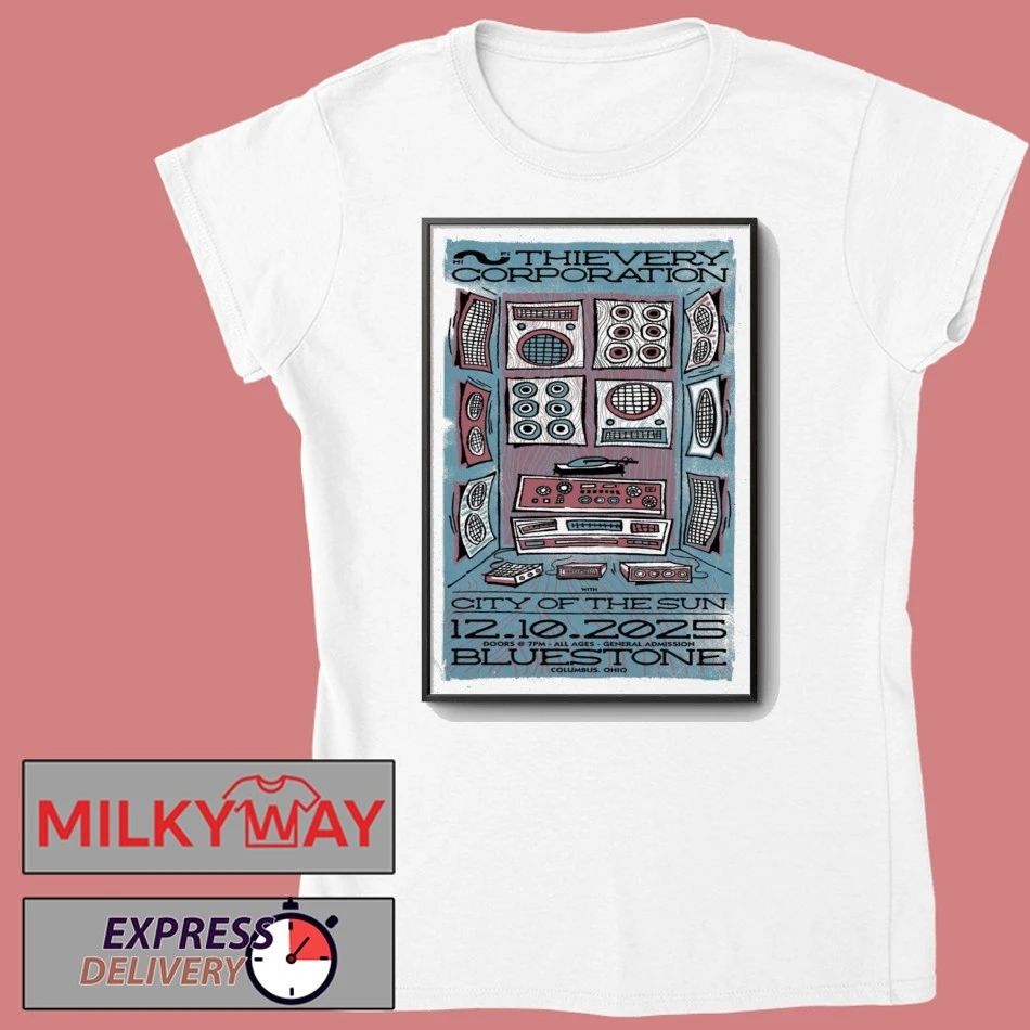 Thievery Corporation December 10 2025 In Columbus OH Poster shirt