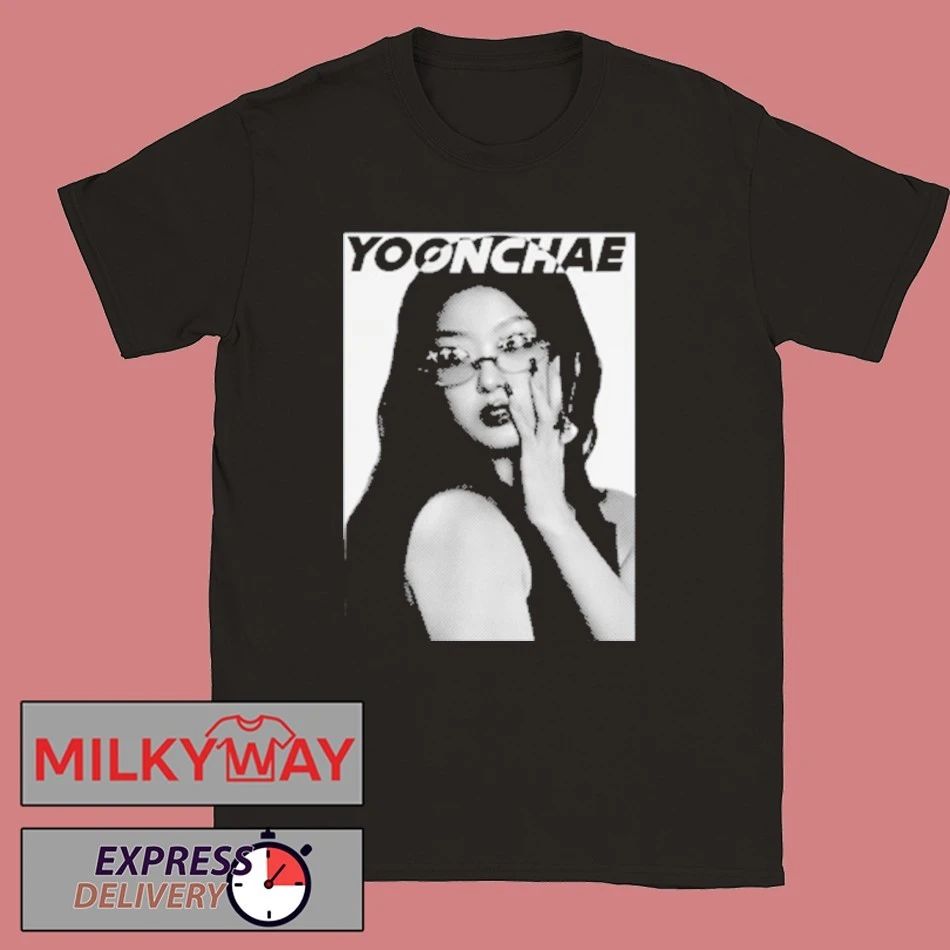 Katseye Yoonchae Black Shirt