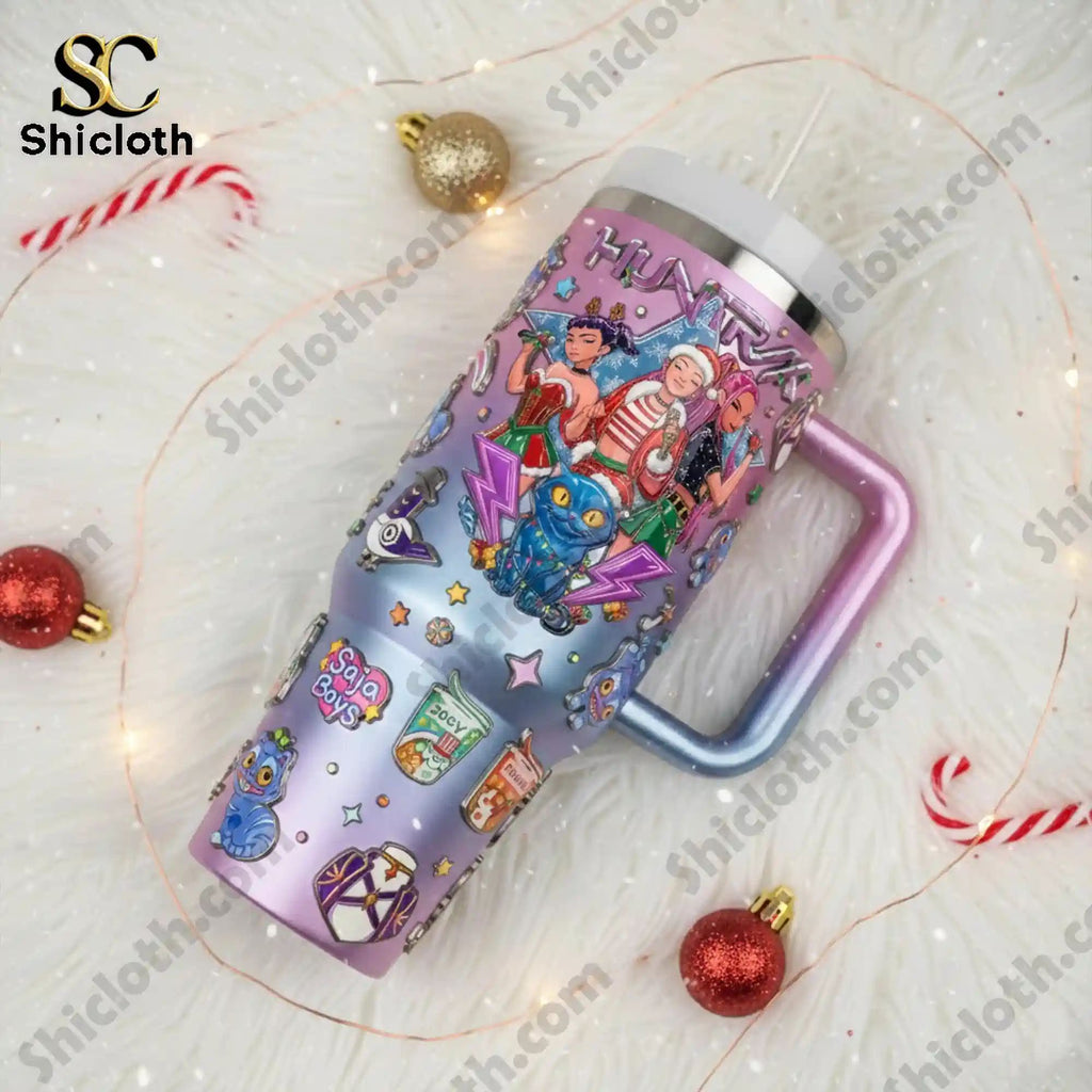 K-pop Demon Hunters Saja Boys 40oz Tumbler With Handle