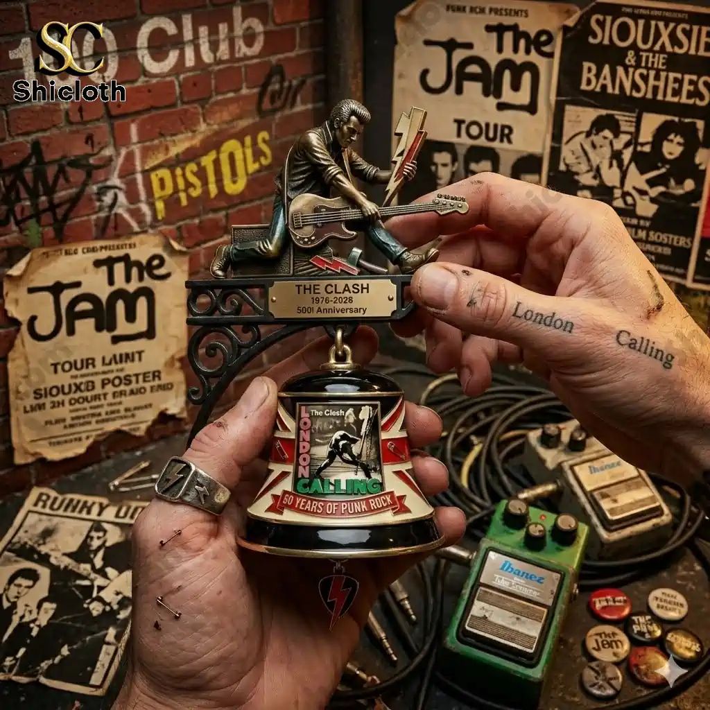 The Clash 1976-2026 50th Anniversary 3D Commemorative Wall Bell