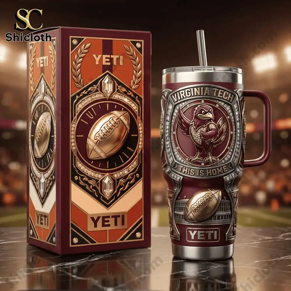 Virginia Tech Hokies This is Home 40oz Tumbler With Handle