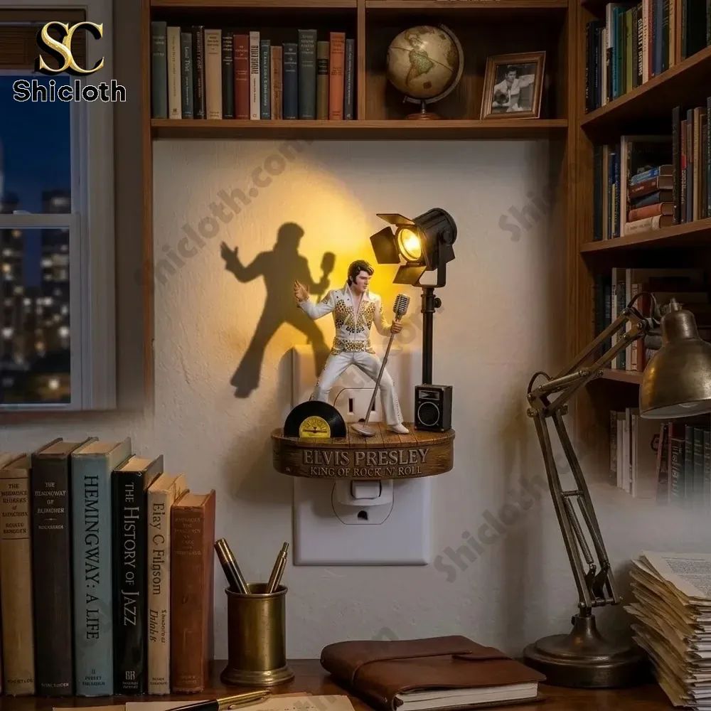 Elvis Presley King Of Rock ‘n’ Roll Night Light