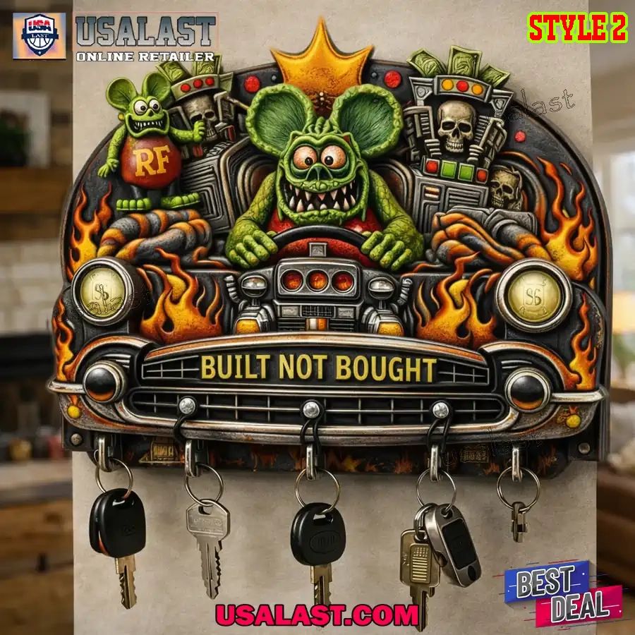 Rat Fink Garage Key Holder