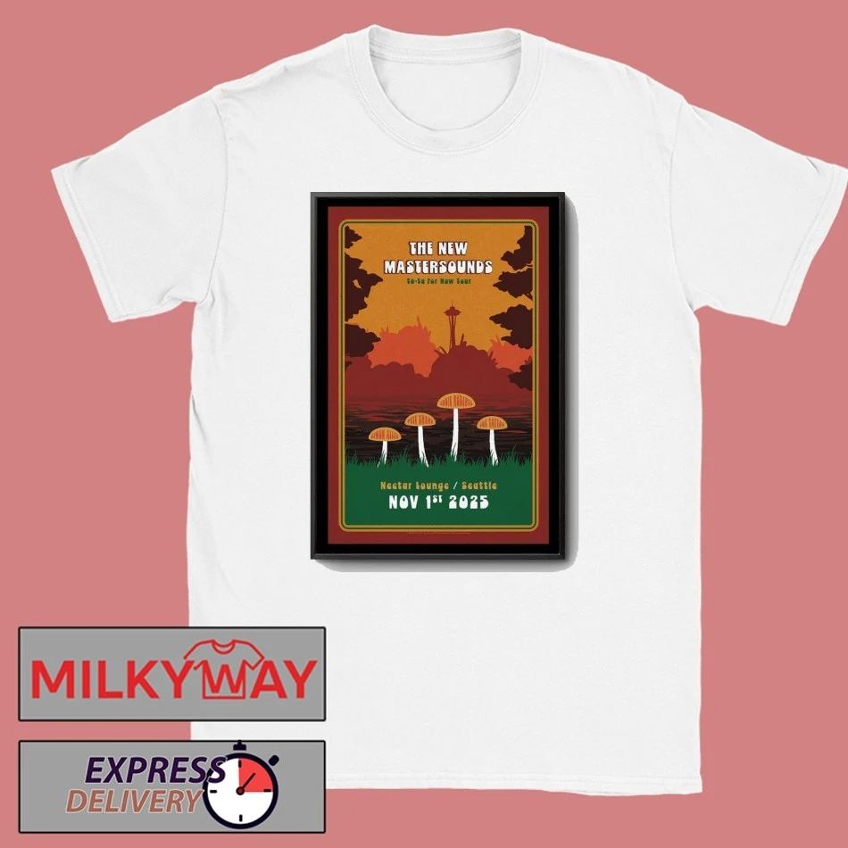 The New Mastersounds Seattle, WA 11.01.2025 Poster shirt