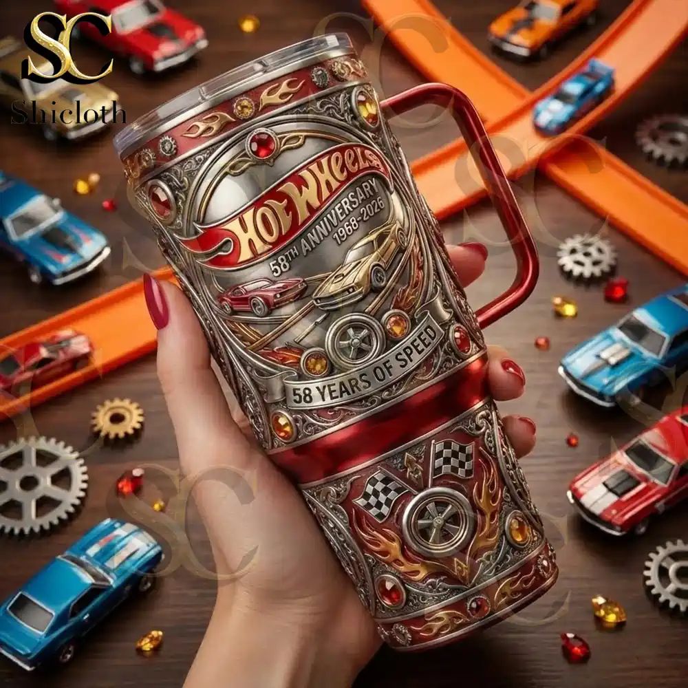 Wheels 58th Anniversary Limited Edition 40oz Stainless Steel Tumbler