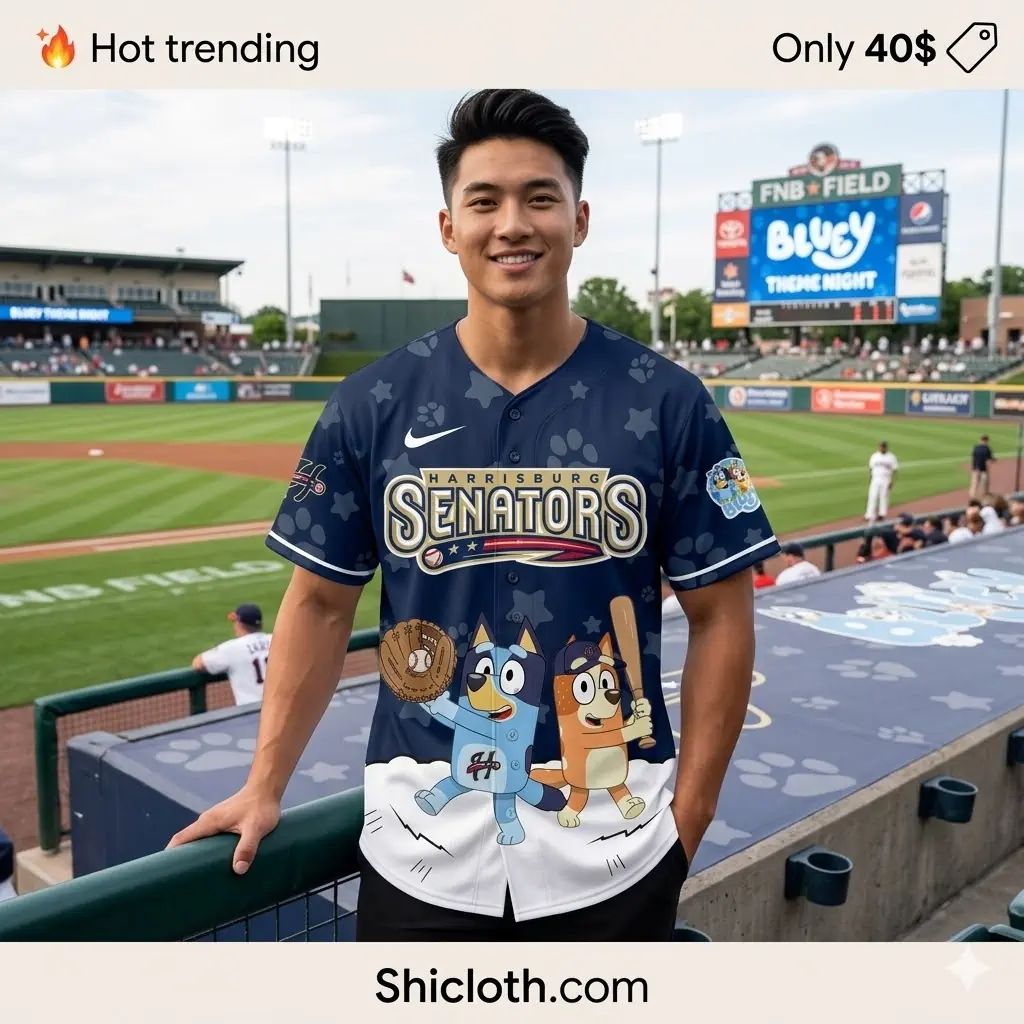 Harrisburg Senators Bluey Night Game Limited Jersey