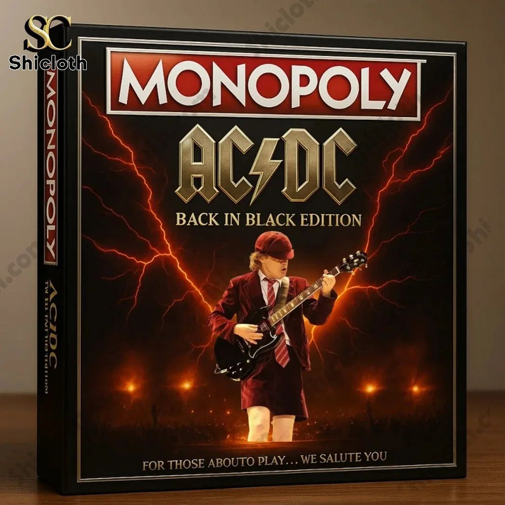 ACDC Heavy Metal Band Monopoly Board Game