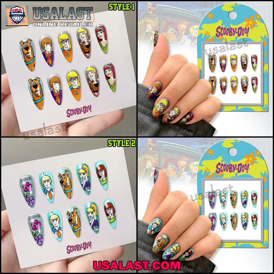Scooby Doo Custom Acrylic Nails Box Set