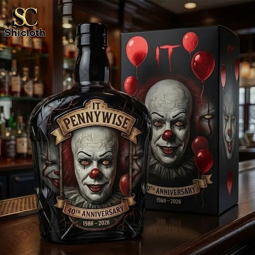 It Pennywise 40Th Anniversary Limited Edition Whiskey Bottle