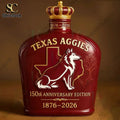 Texas A&M 150th Anniversary Crown Royal Whisky Bottle