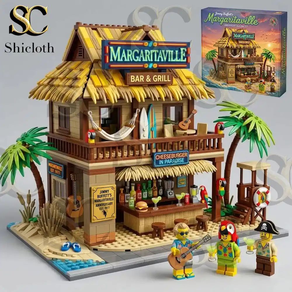 Jimmy Buffett’s Margaritaville Anniversary Building Brick Set