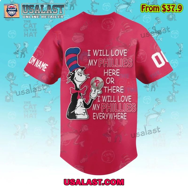 Philadelphia Phillies x Dr Seuss Baseball Jersey