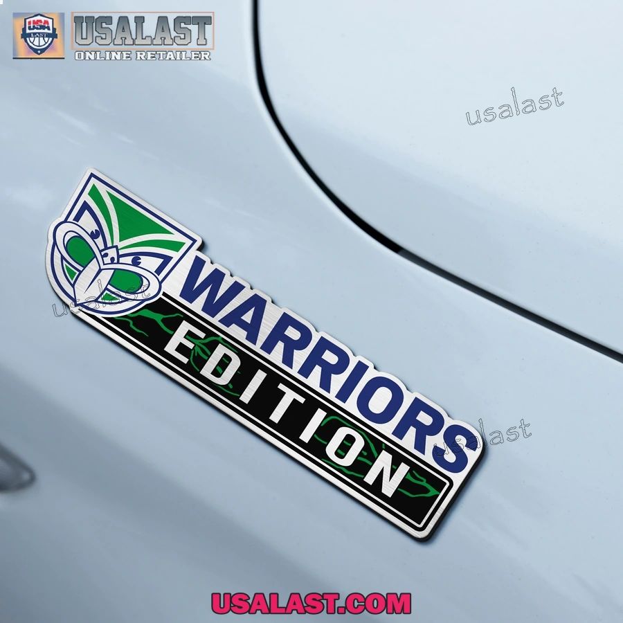 New Zealand Warriors Edition Custom 3D Car Badge Sticker