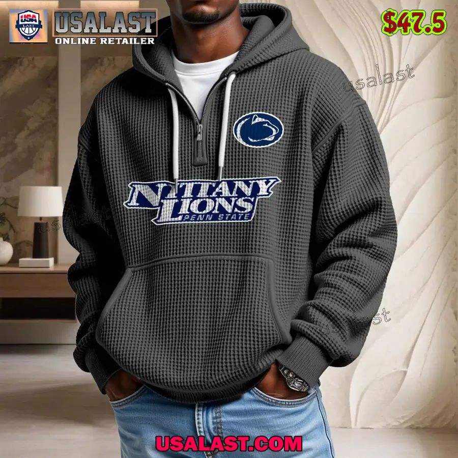 Penn State Nittany Lions Waffle Half Zip Hoodie