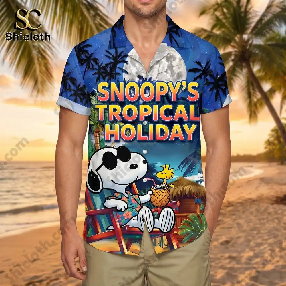 Peanuts The Gang Aloha Hawaiian Shirt