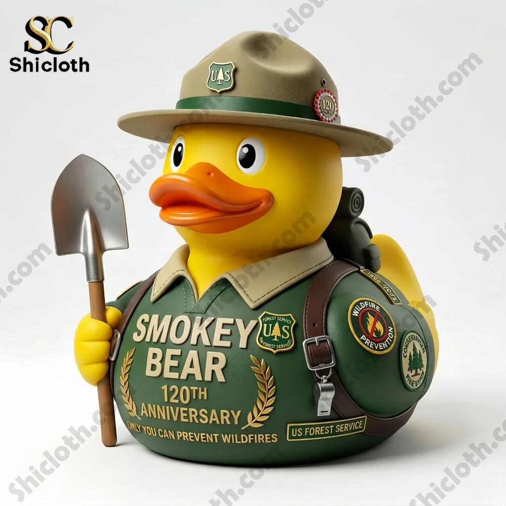 Smokey Bear 120th Anniversary Only You Can Prevent Wildfires Duck