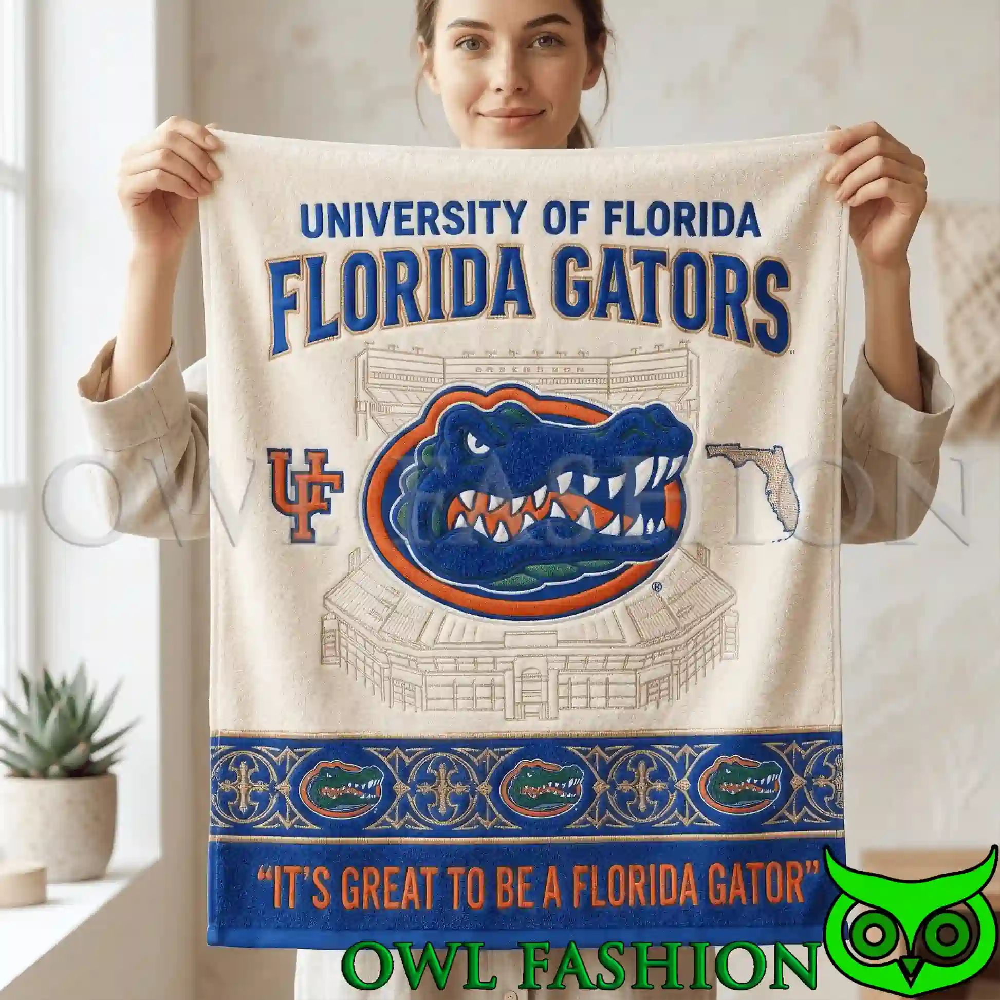 Floria Gators Premium Bath Towels