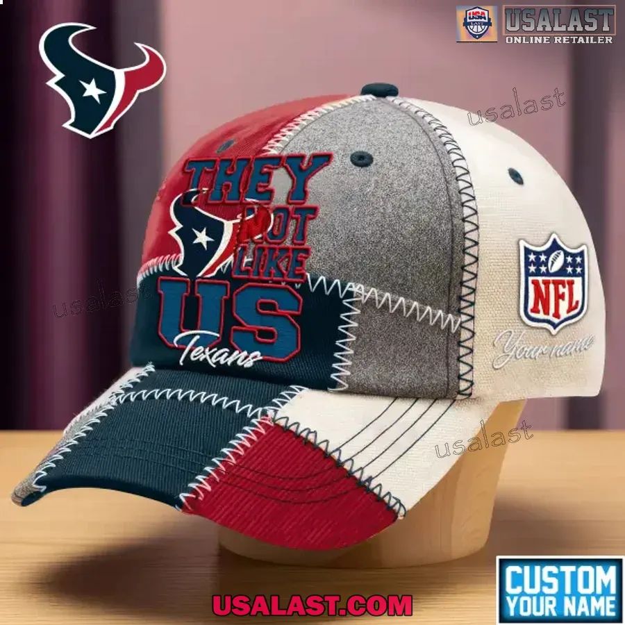 Houston Texans They Not Like Us Personalized Cap