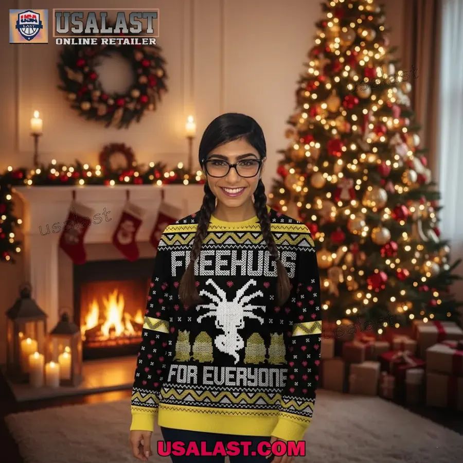 Free Hugs For Everyone Ugly Christmas Sweater