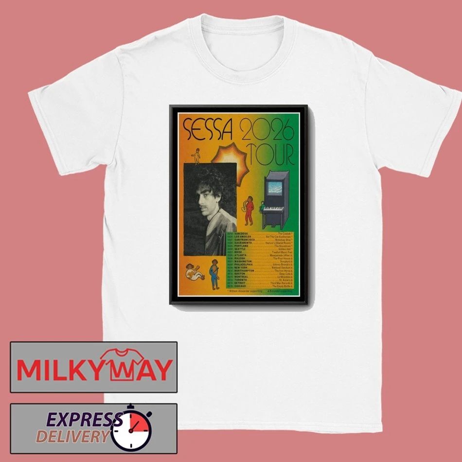 Sessa America and Canada Tour 2026 Poster shirt