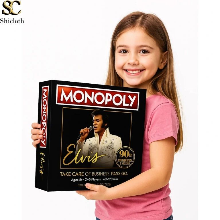 The King of Rock ‘n’ Roll 90th Anniversary Elvis Monopoly Game 2026