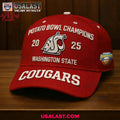 Washington State Cougars 2025 Potato Bowl Champions Classic Cap