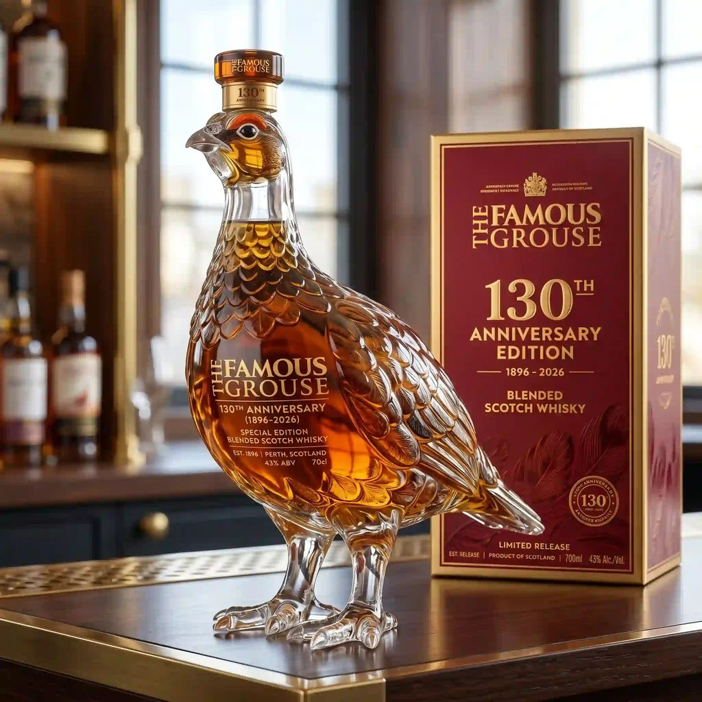 NEW The Famous Grouse 130th Anniversary Edition Blended Scotch Whisky Bottle