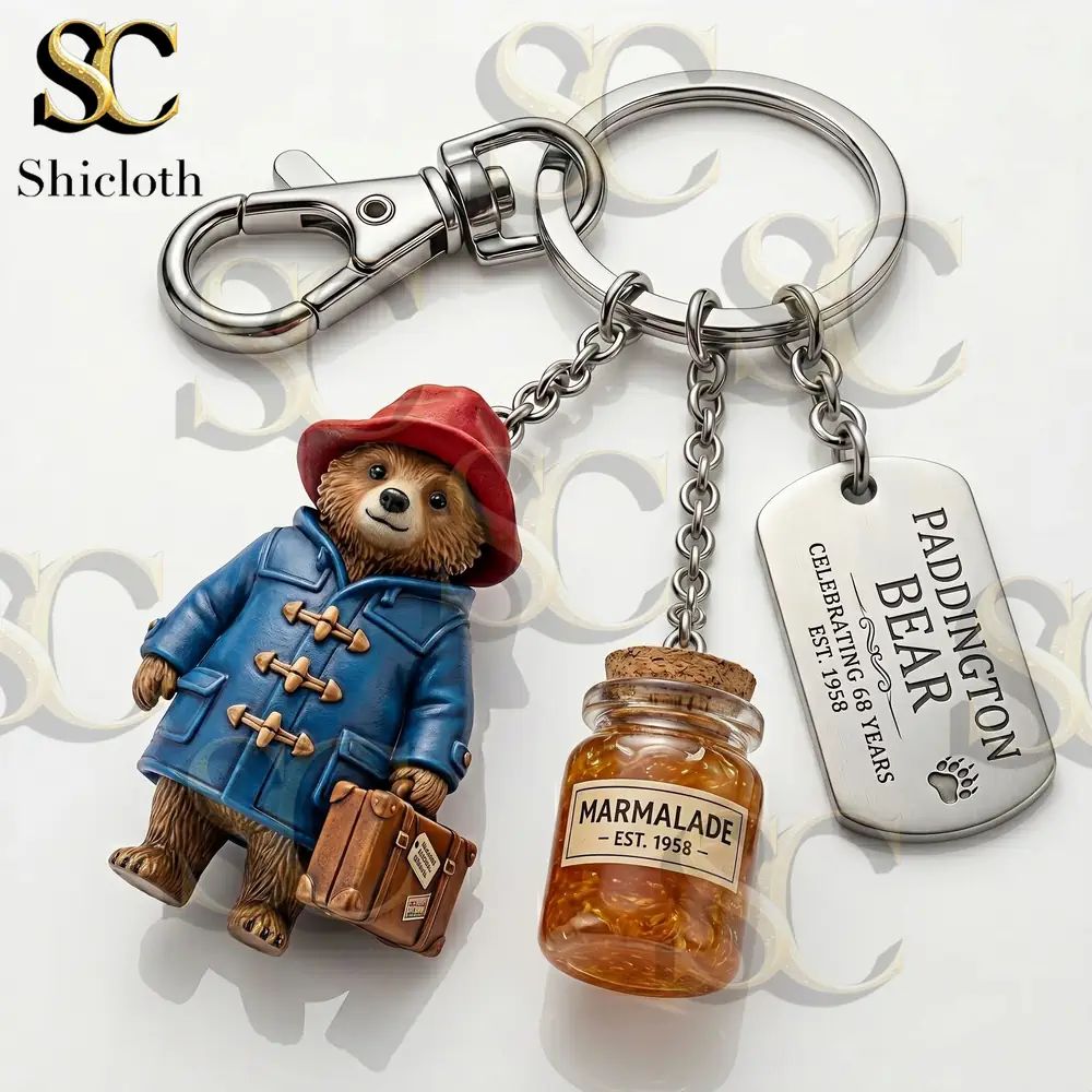 Paddington Bear 68th Anniversary Please Look After This Bear Collector Keychain