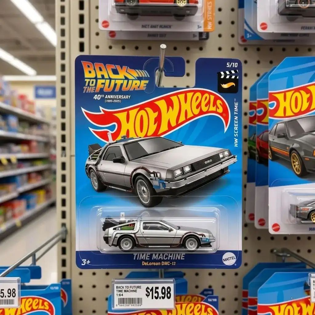 Wheels Back to the Future DeLorean Limited Toy