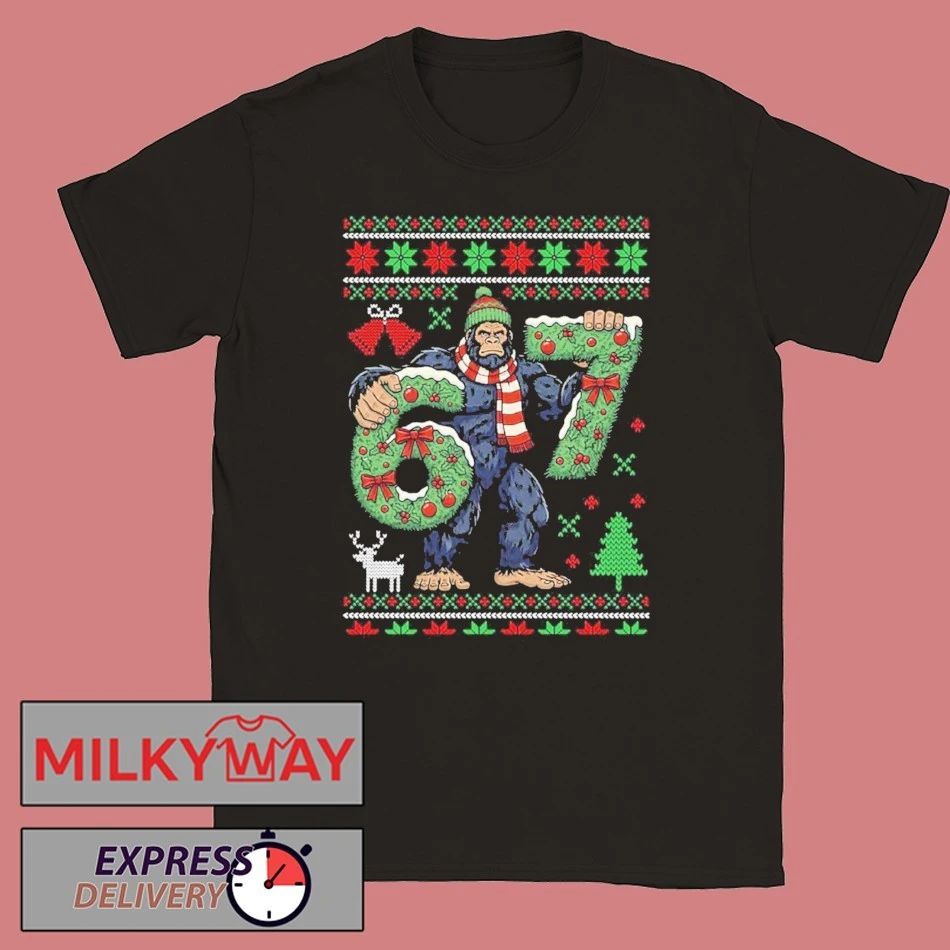 Bigfoot 67 Ugly Christmas Sweater