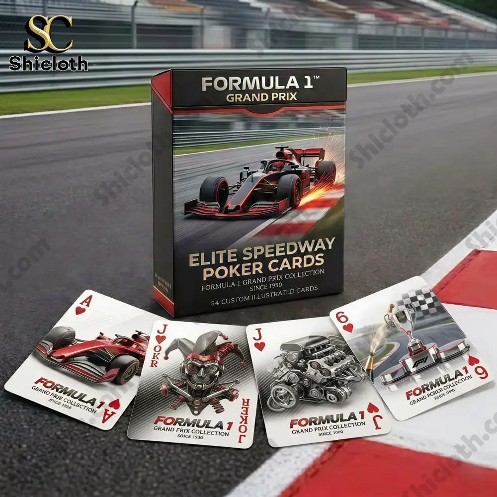 Formula 1 Grand Prix Elite Speedway Poker Cards