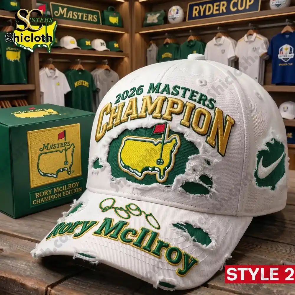 2026 The Masters In Augusta National Rory McIlroy Cap Hat