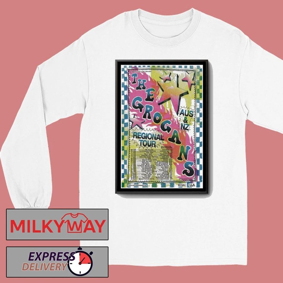 The Grogans AUS and NZ Regional Tour 2026 Poster shirt