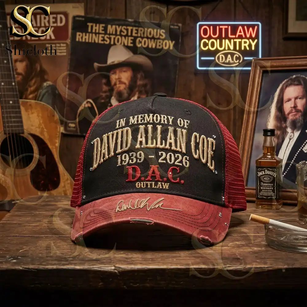In Memory Of David Allan Coe 2026 Cap Hat