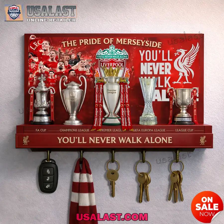 Liverpool FC Pride Collection Wall Key Holder