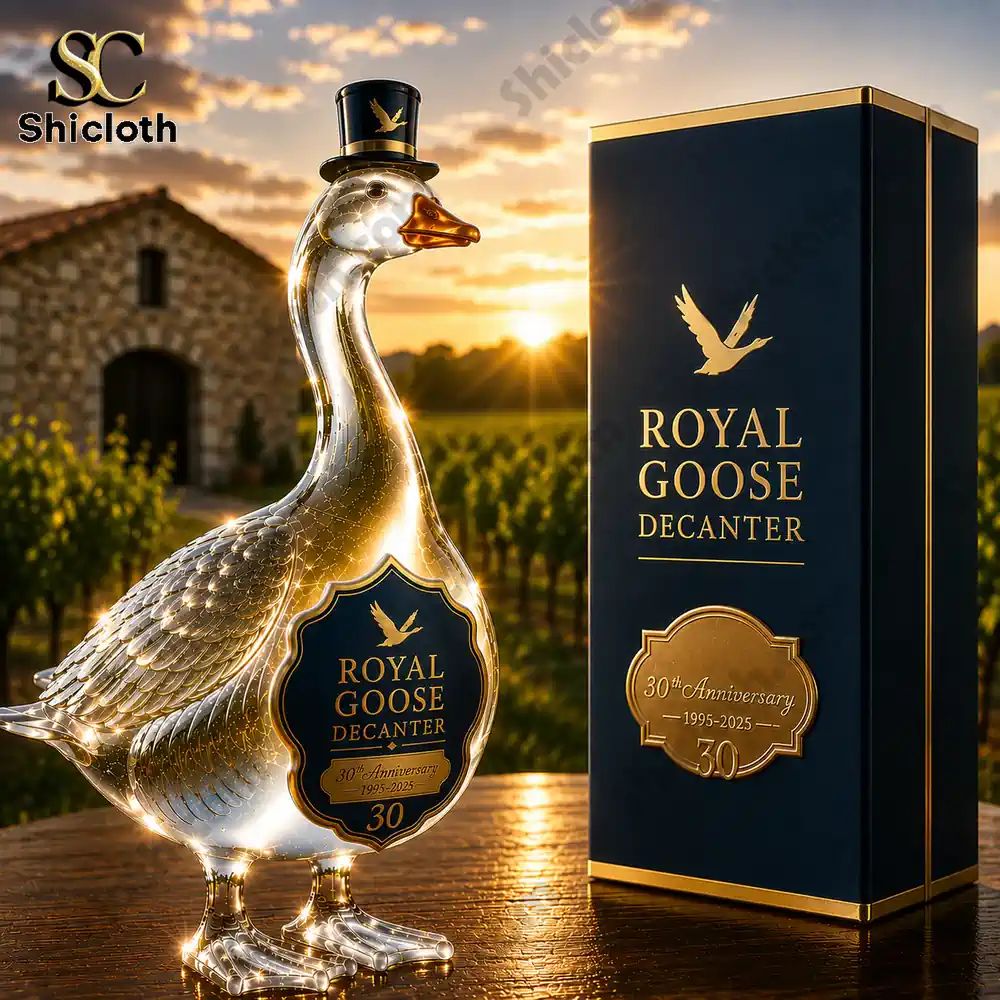 Royal Goose 3D Sculpted Vodka Bottle