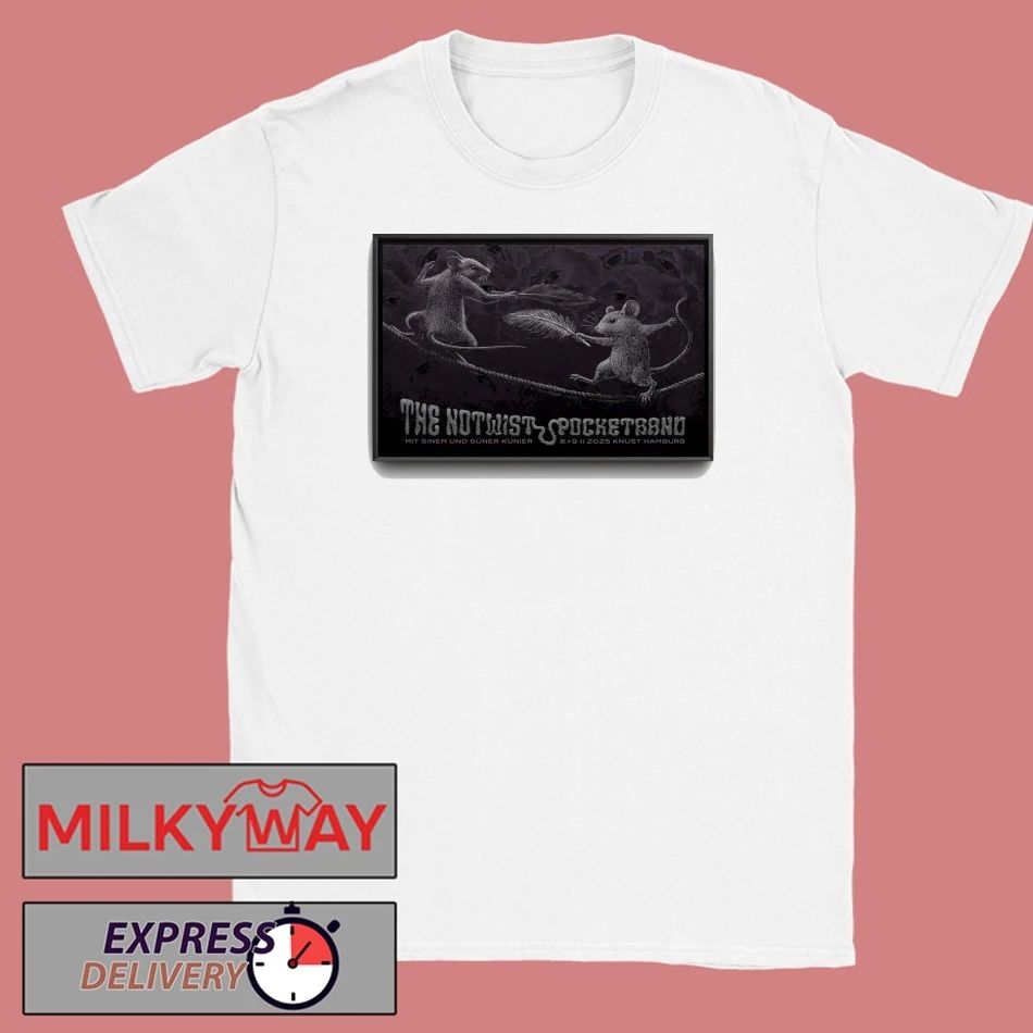 The Notwist And Pocketband 11 8-11 9 2025 Hamburg Germany Poster shirt