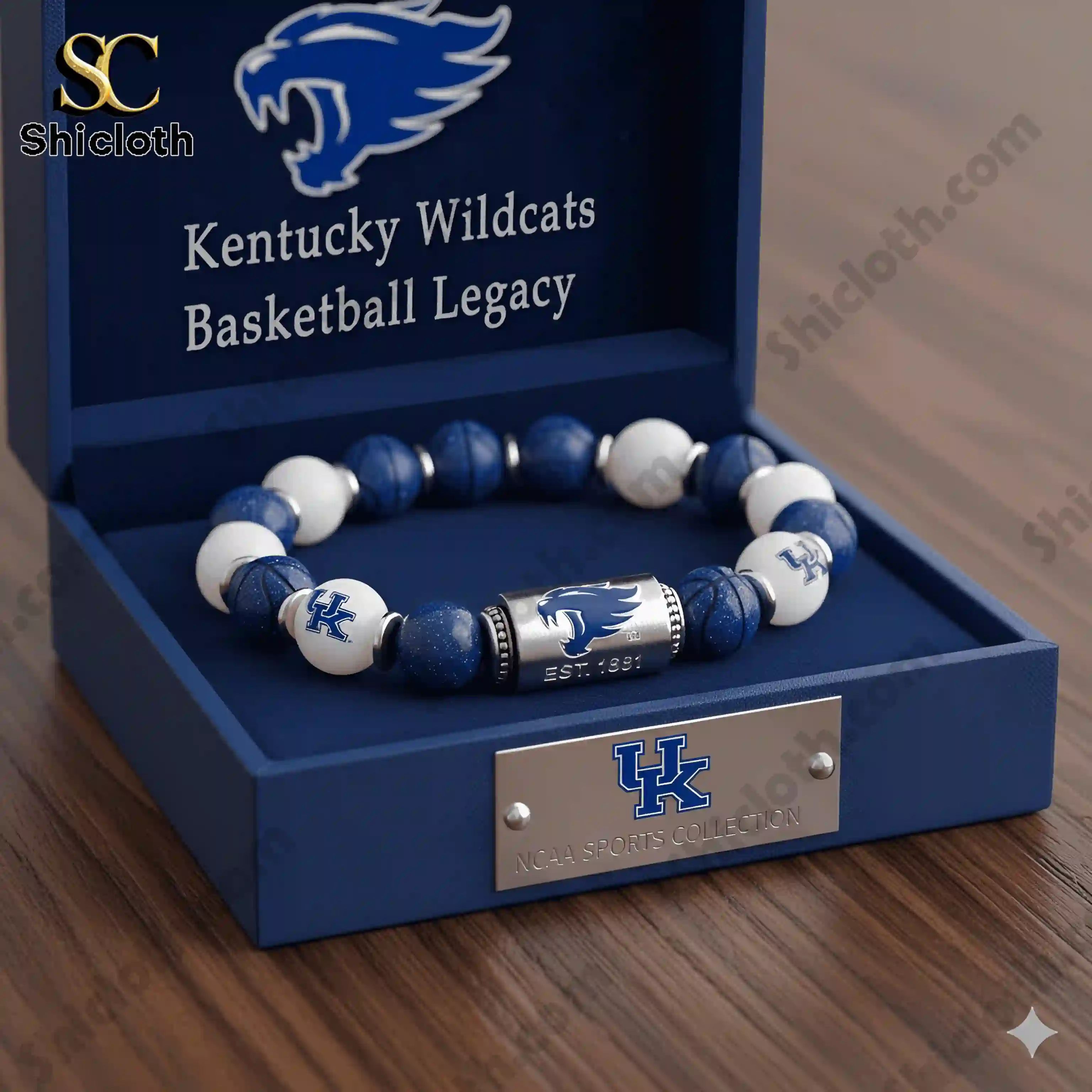 Kentucky Wildcats Basketball Legacy Lucky Bracelet
