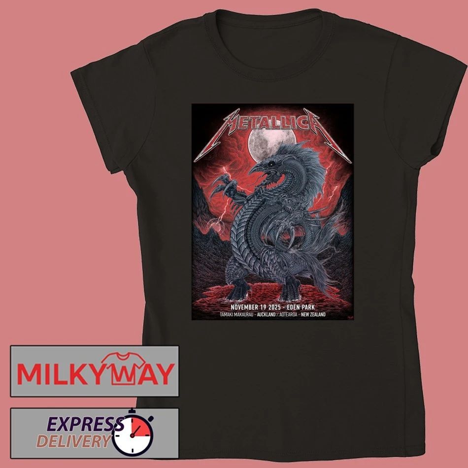 Metallica M72 november 19 2025 Eden Park Tamaki makaurau Auckland aotearoa New Zealand Potter shirt