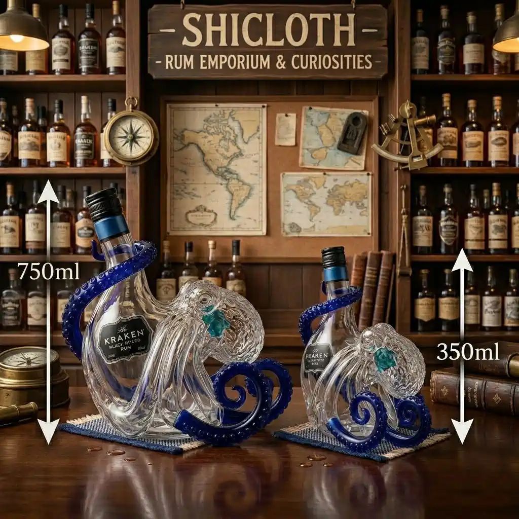 The Kraken Rum Edition 3d Octopus 750ml Bottle