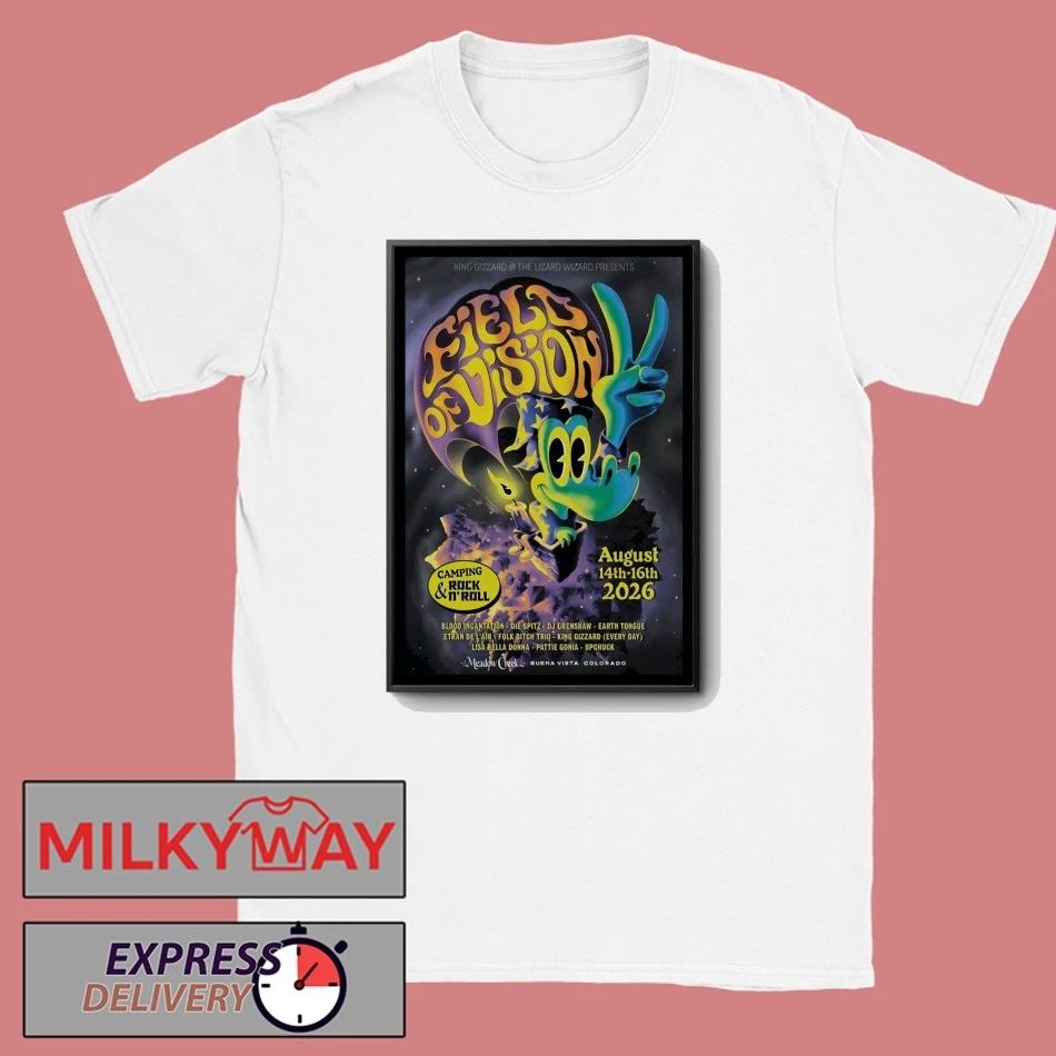 King Gizzard And The Lizard Wizard 8 14-8 16 2026 Meadow Creek in Buena Vista CO Poster shirt